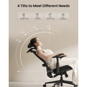 Silla de Escritorio Ergonómica Ajustable ProtoArc Ec200