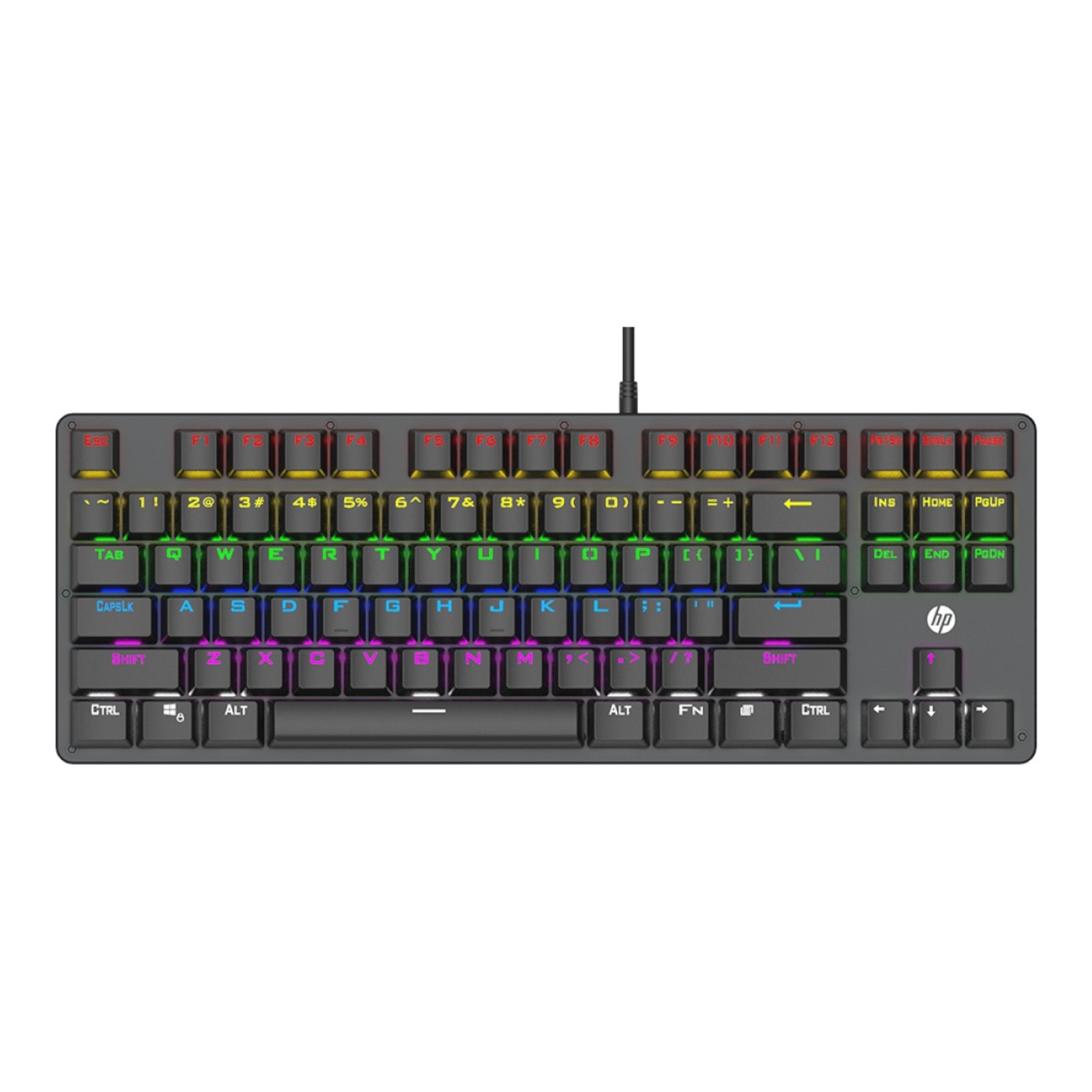 Teclado Gaming Usb Hp Gk200 Retroiluminado 89 Teclas - Imagen 2