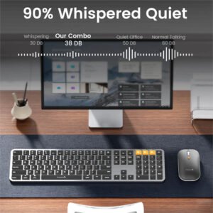 Combo Mouse y Teclado Retroiluminado Bluetooth ProtoArc