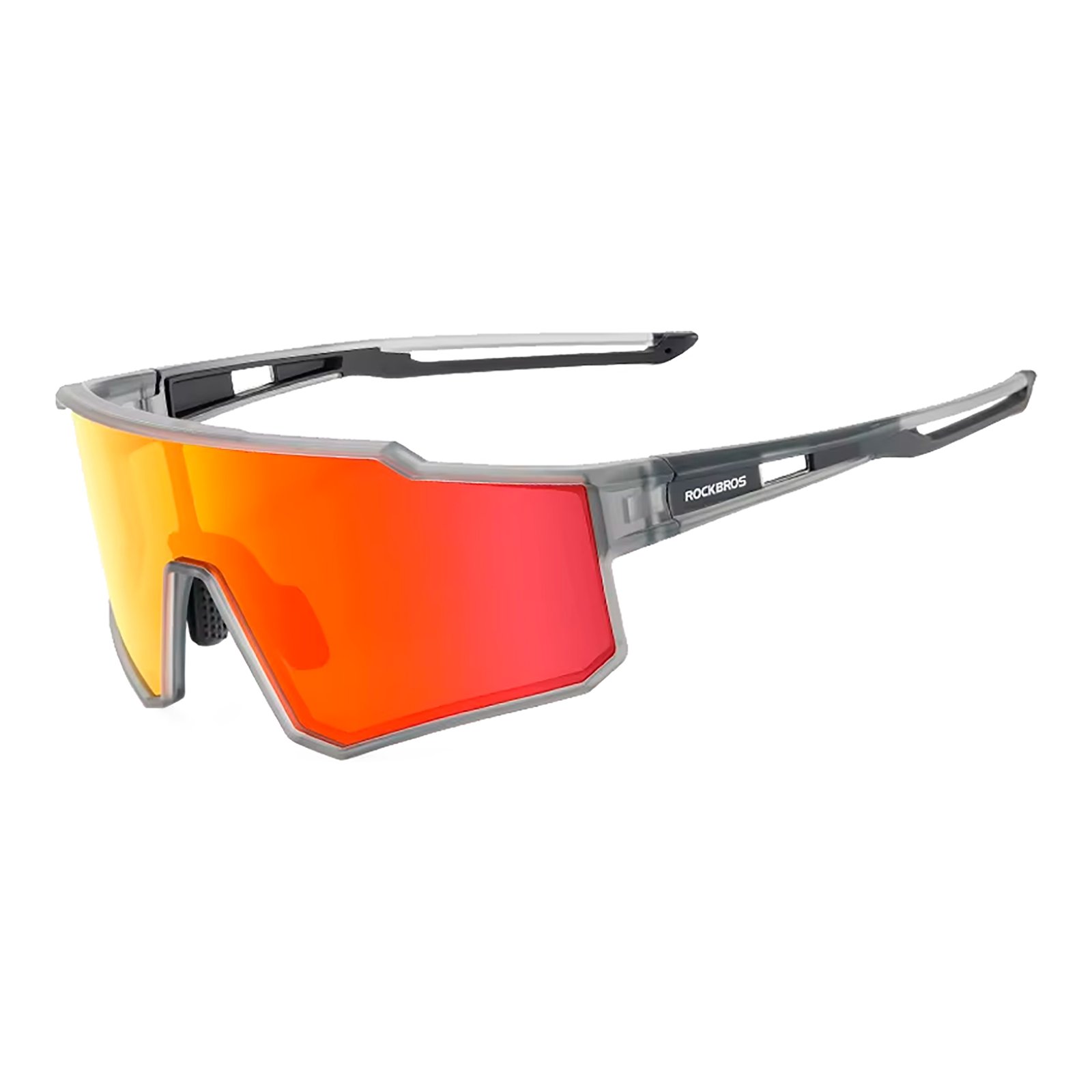Lentes Deportivos Polarizados Rockbros Uv400 Orange