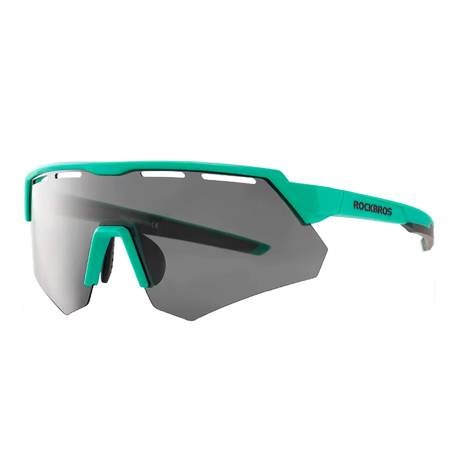 Lentes Deportivos Polarizados+3 Intercambiables Rockbros U v - Imagen 2
