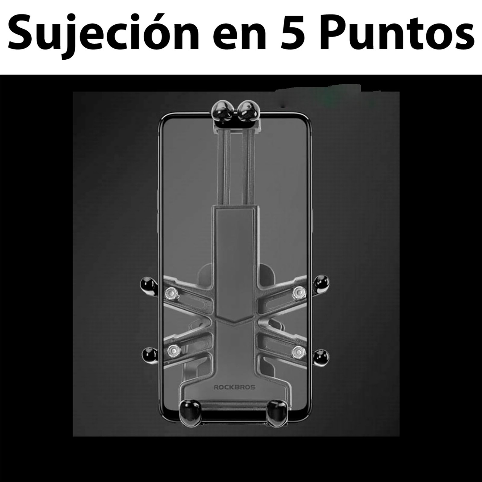 Soporte De Bicicleta Para Smartphone Rockbros 360° - Imagen 6