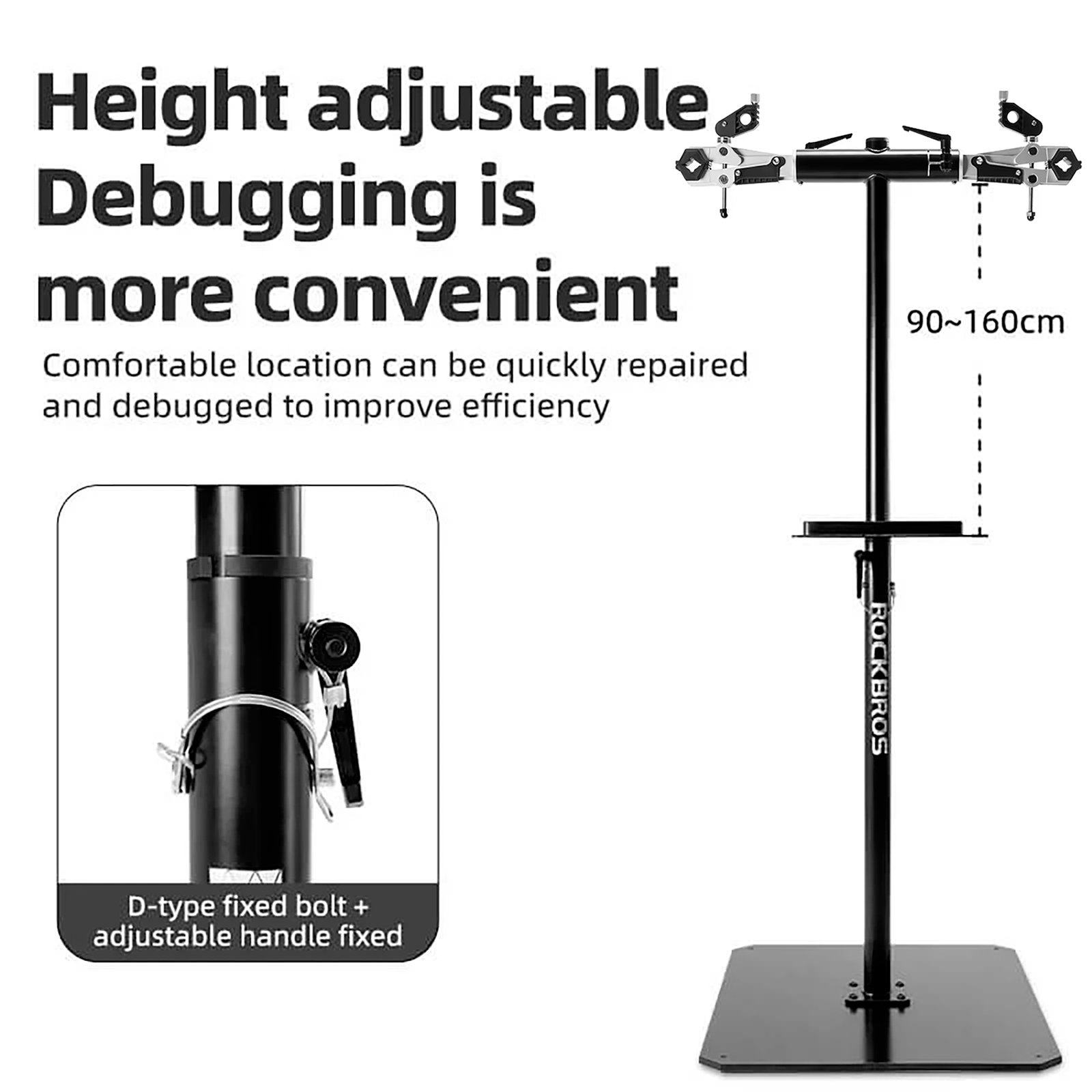 Soporte De Sujeción Rotable 360° Rockbros Para 2 Bicicletas - Imagen 5