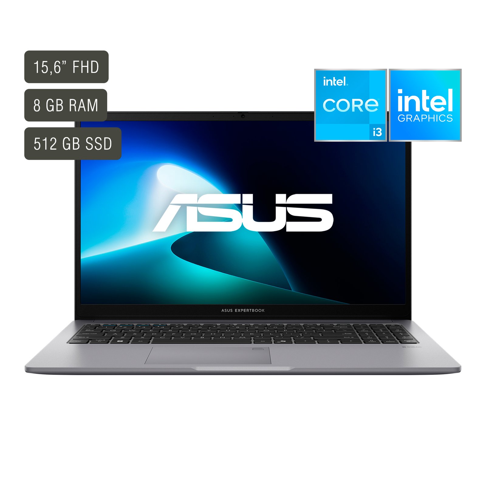 Notebook Asus Expertbook 15,6'' Core I3 8gb 512gb - Imagen 6