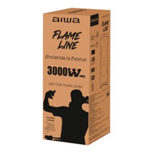 Parlante Bt Aiwa Awpok300d Tws 3000w Pmpo Led
