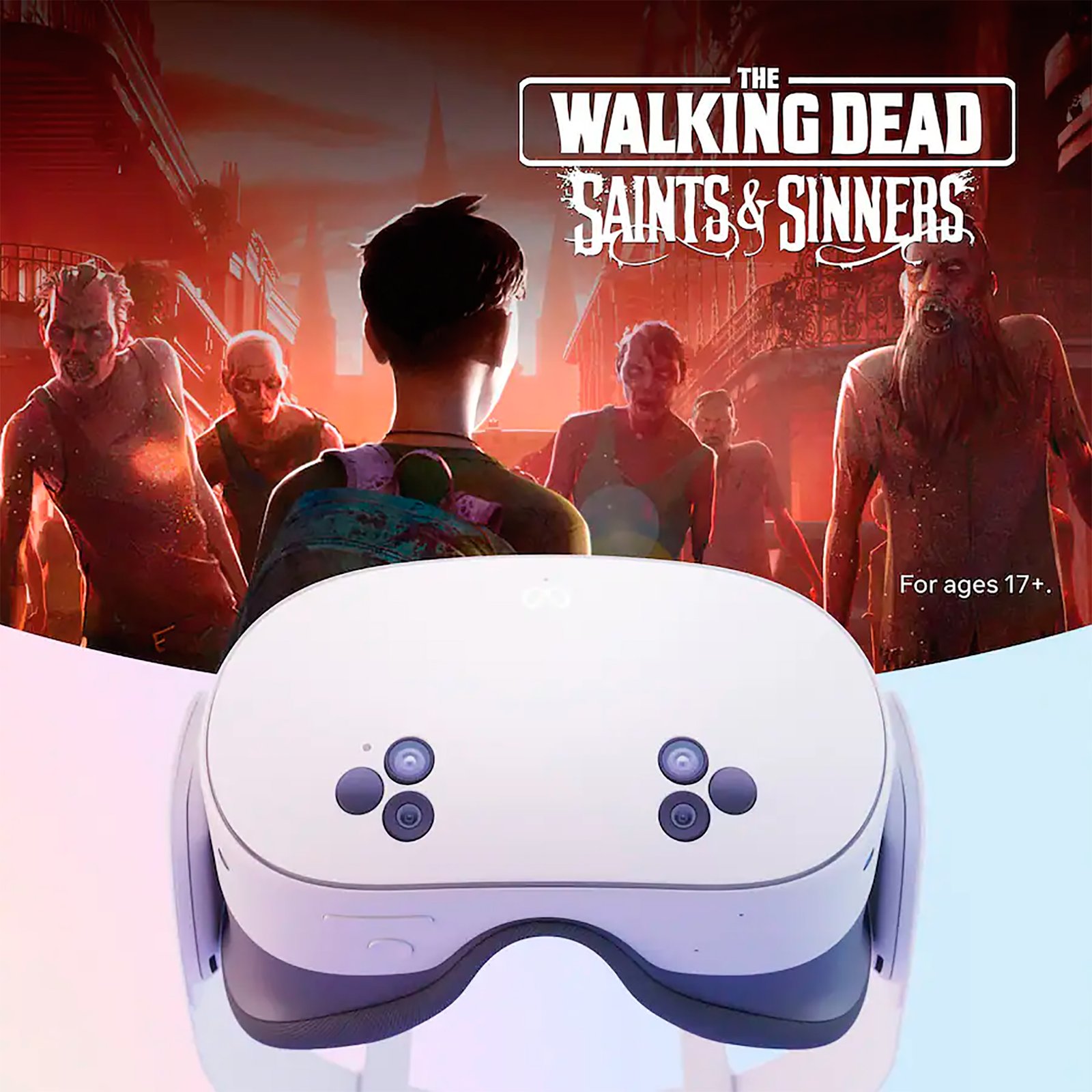 Lente De Realidad Virtual Quest 3S 128gb Wifi + Juego The Walking Dead - Imagen 4