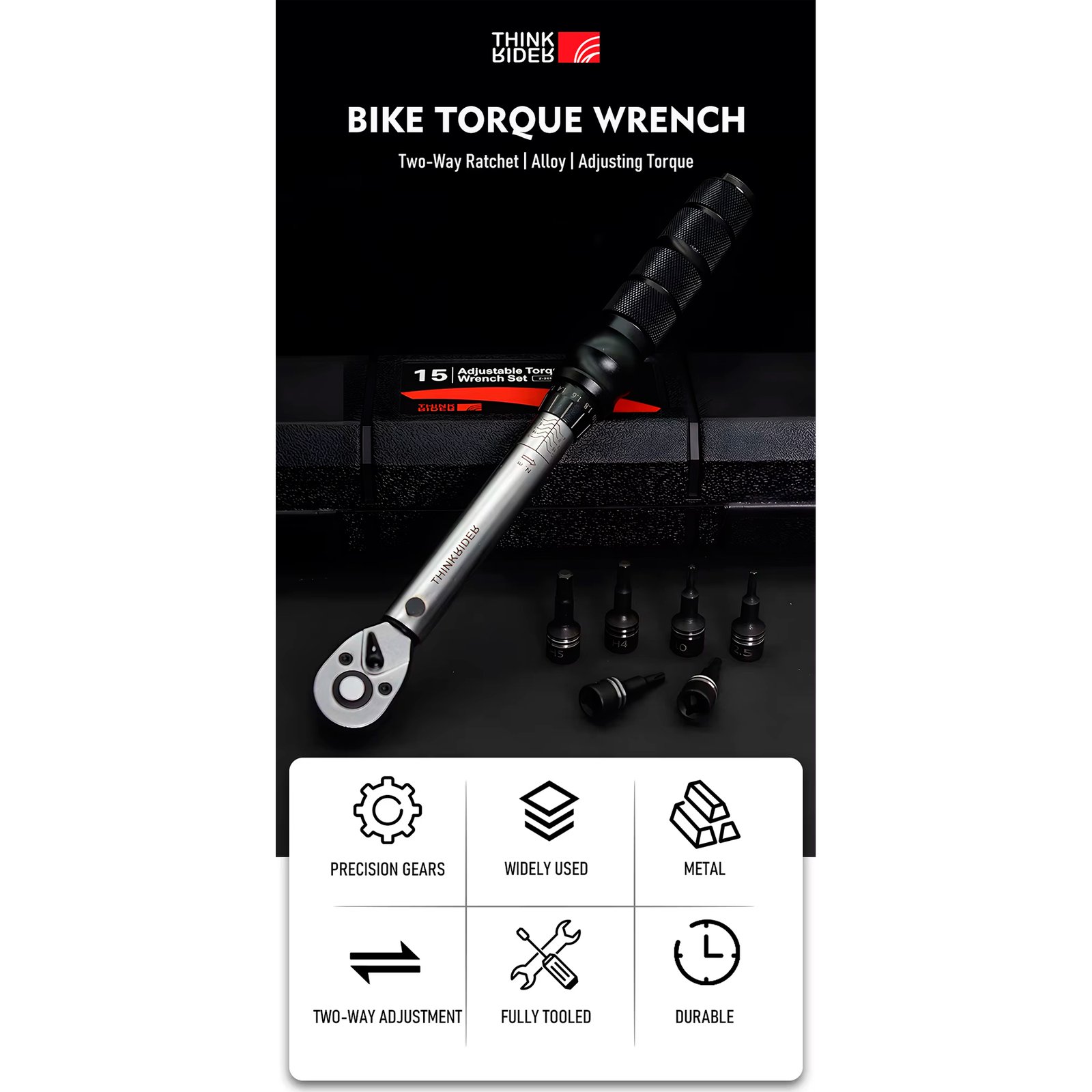 Kit De Herramientas Llave Torque, Puntas Torx Y Allen - Imagen 5