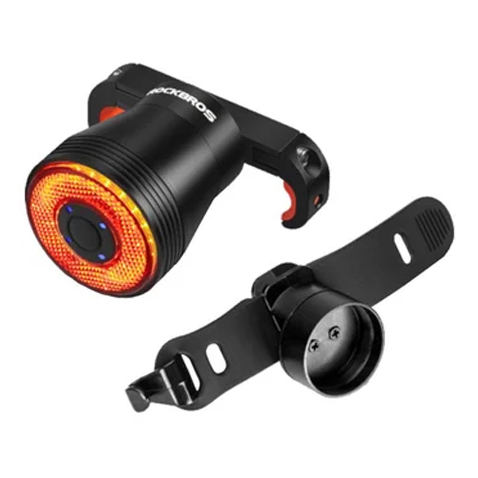 Luz De Bicicleta Rockbros 5 Modos Ip65 Detecta Frenada - Imagen 7