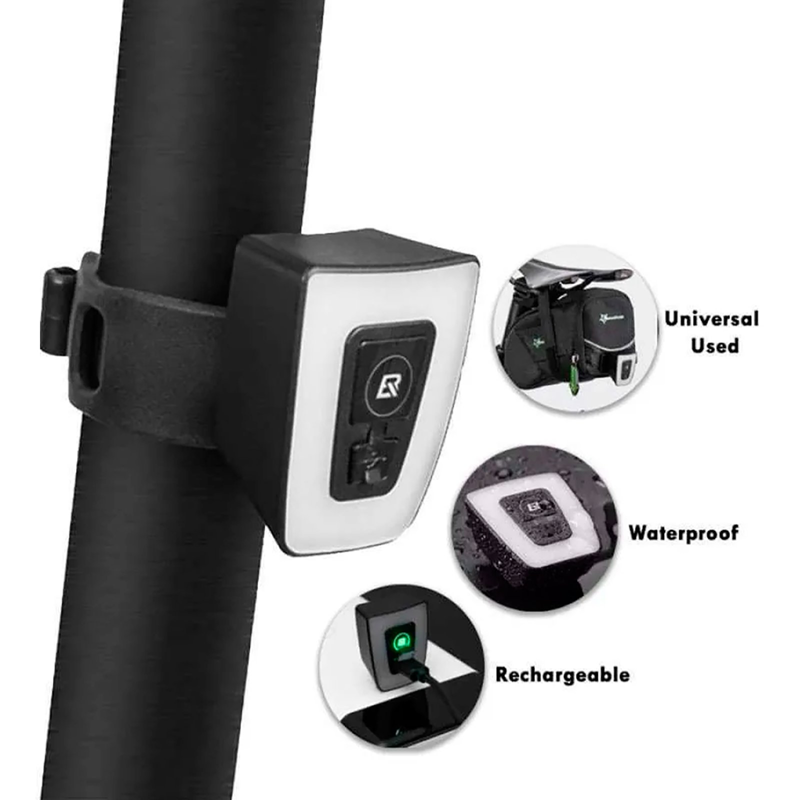 Luz De Bicicleta Rockbros TT30 20lm Resistente Al Agua - Imagen 3