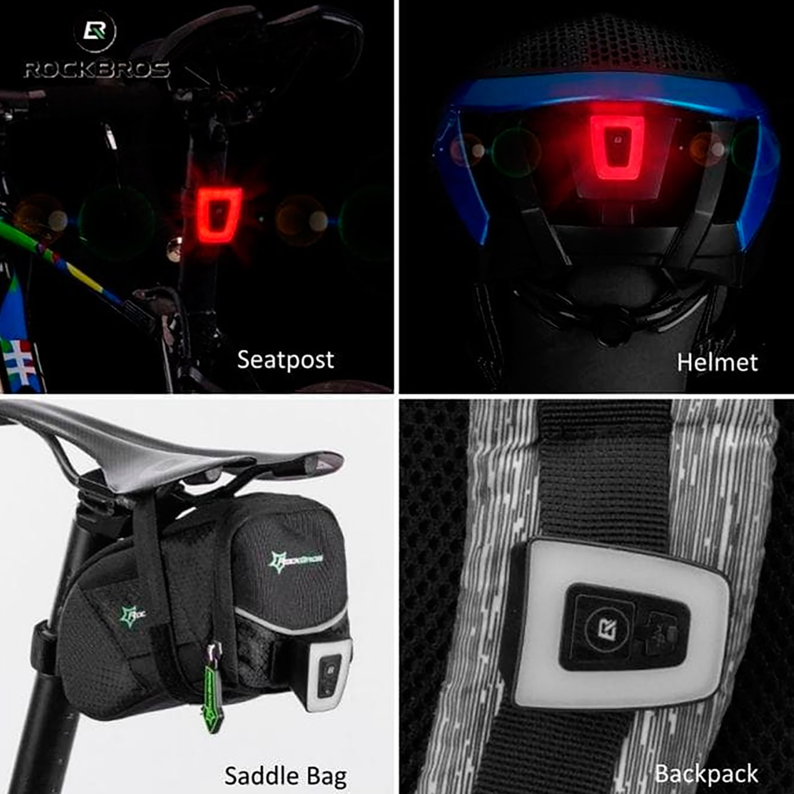 Luz De Bicicleta Rockbros TT30 20lm Resistente Al Agua - Imagen 2