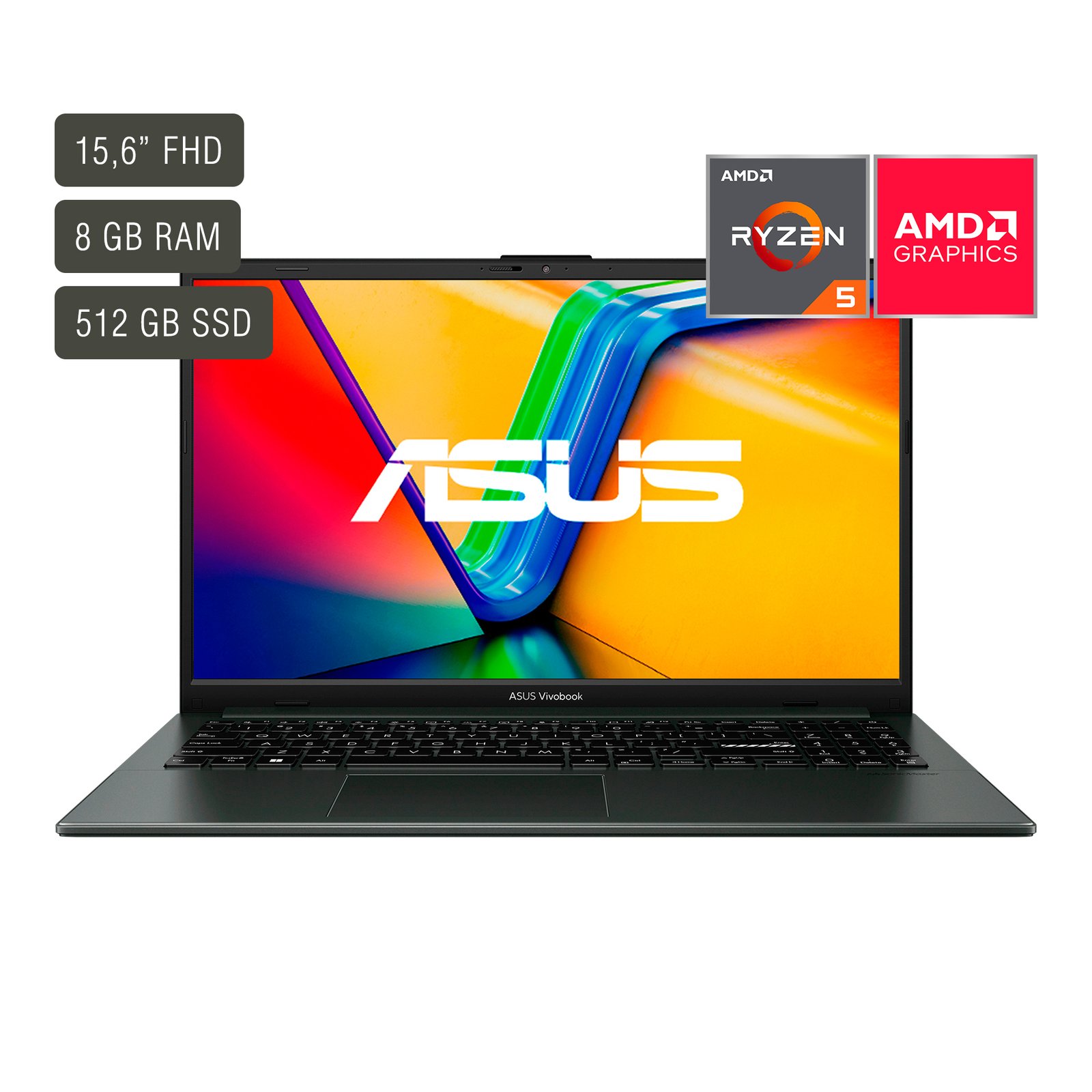 Notebook Asus Vivobook 15,6'' Ryzen 5 8gb 512gb - Imagen 6