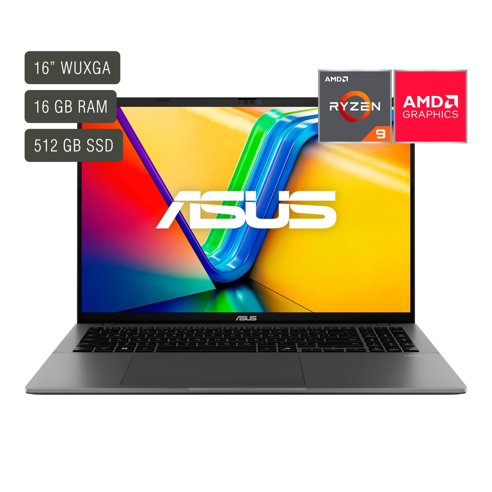 Notebook Asus Vivobook 16'' Ryzen 9 16gb 512gb Win11 - Imagen 6