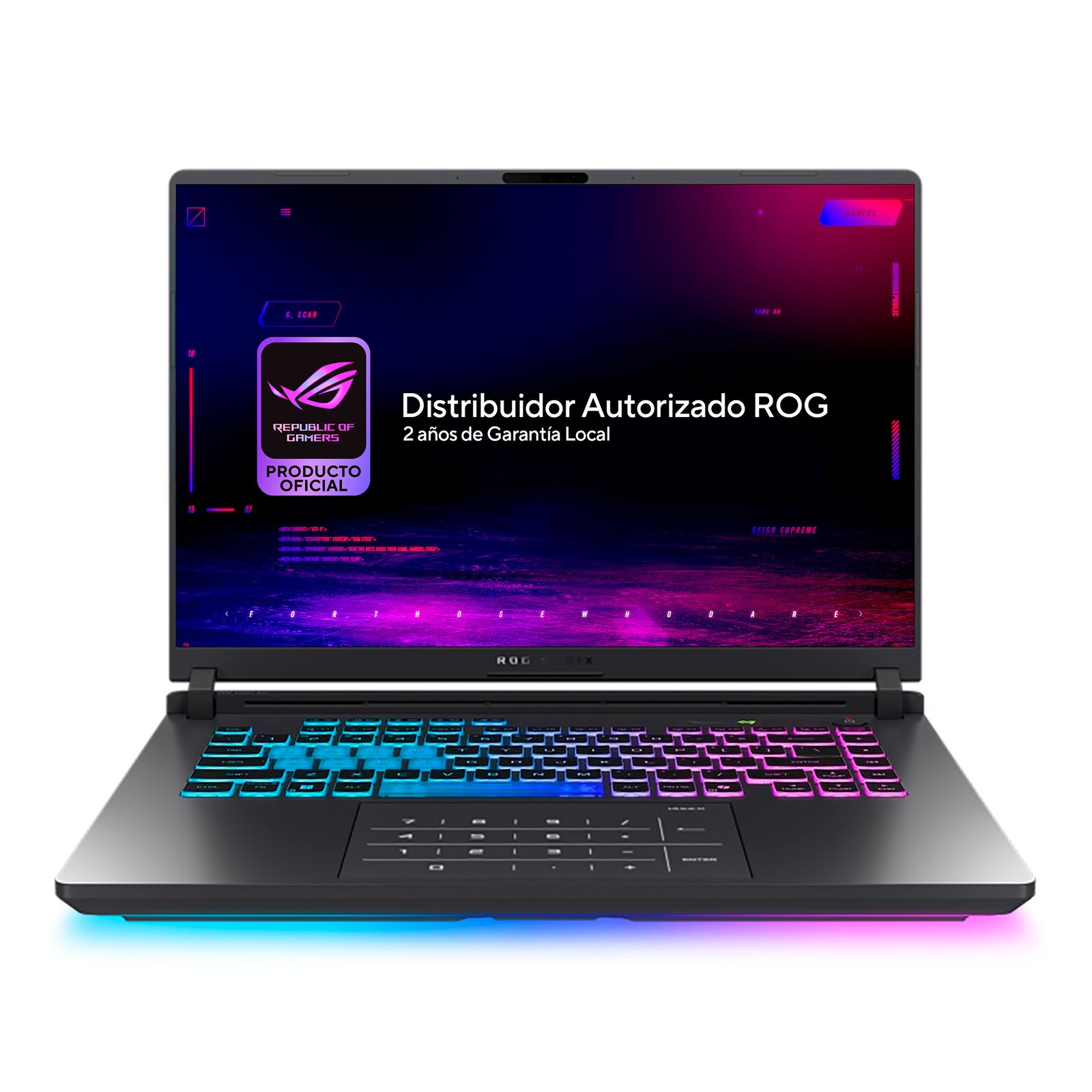 Notebook Gamer Asus Rog Strix 16''I7 32gb 1tb Win11 Rtx5070 - Imagen 4