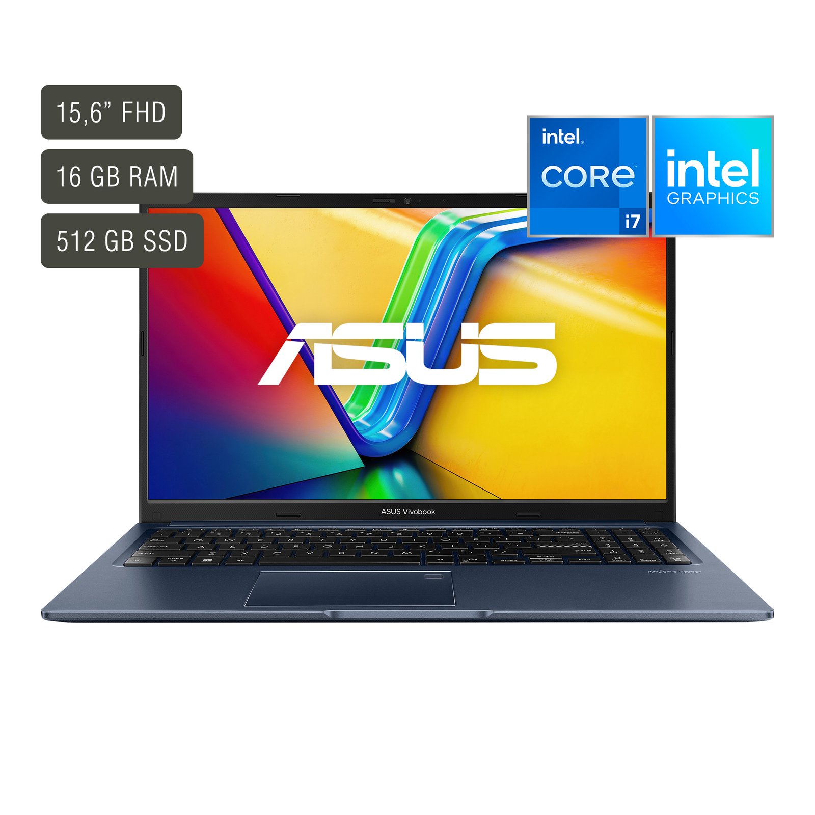 Notebook Asus Vivobook 15,6'' I7 16gb 512gb QUIET BLUE - Imagen 6