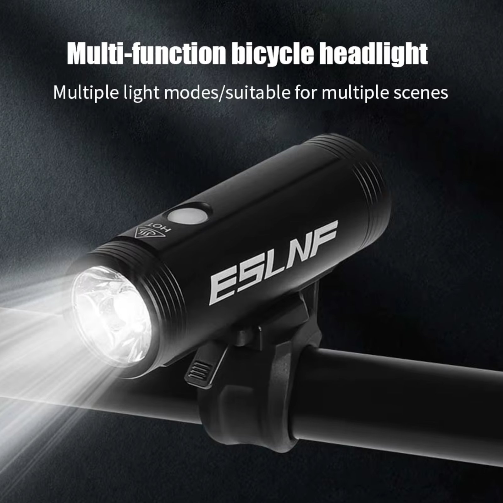 Luz De Bicicleta ThinkRider 800lm Resistente Al Agua Negro - Imagen 2