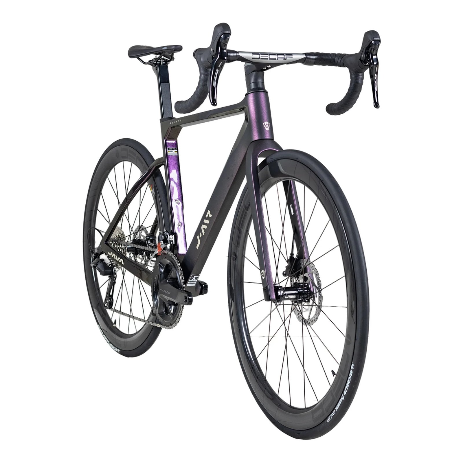 Bicicleta De Ruta Java J-air Volata 24V Talle 48 PÚRPURA - Imagen 16