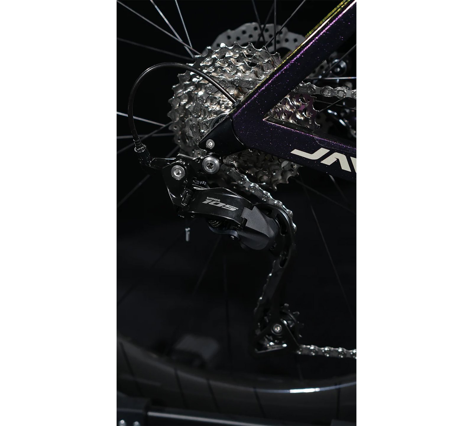 Bicicleta De Ruta Java J-air Volata 24V Talle 48 PÚRPURA - Imagen 9