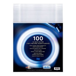 Fundas Para 100 Discos De Vinilo 12'' Retro Musique Kxrm38