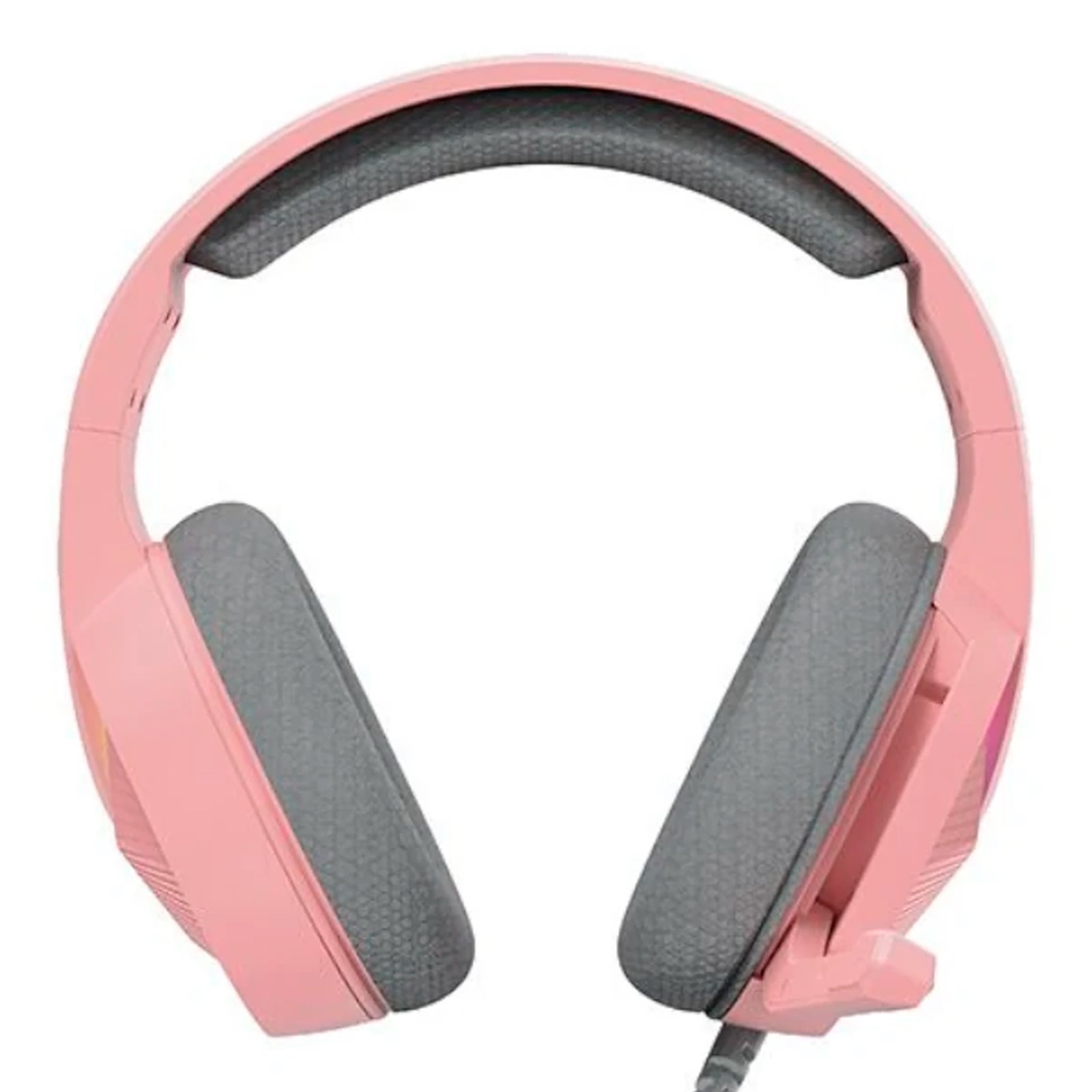 Auriculares Gaming USB Marvo H8618 RGB PC Rosa - Imagen 2
