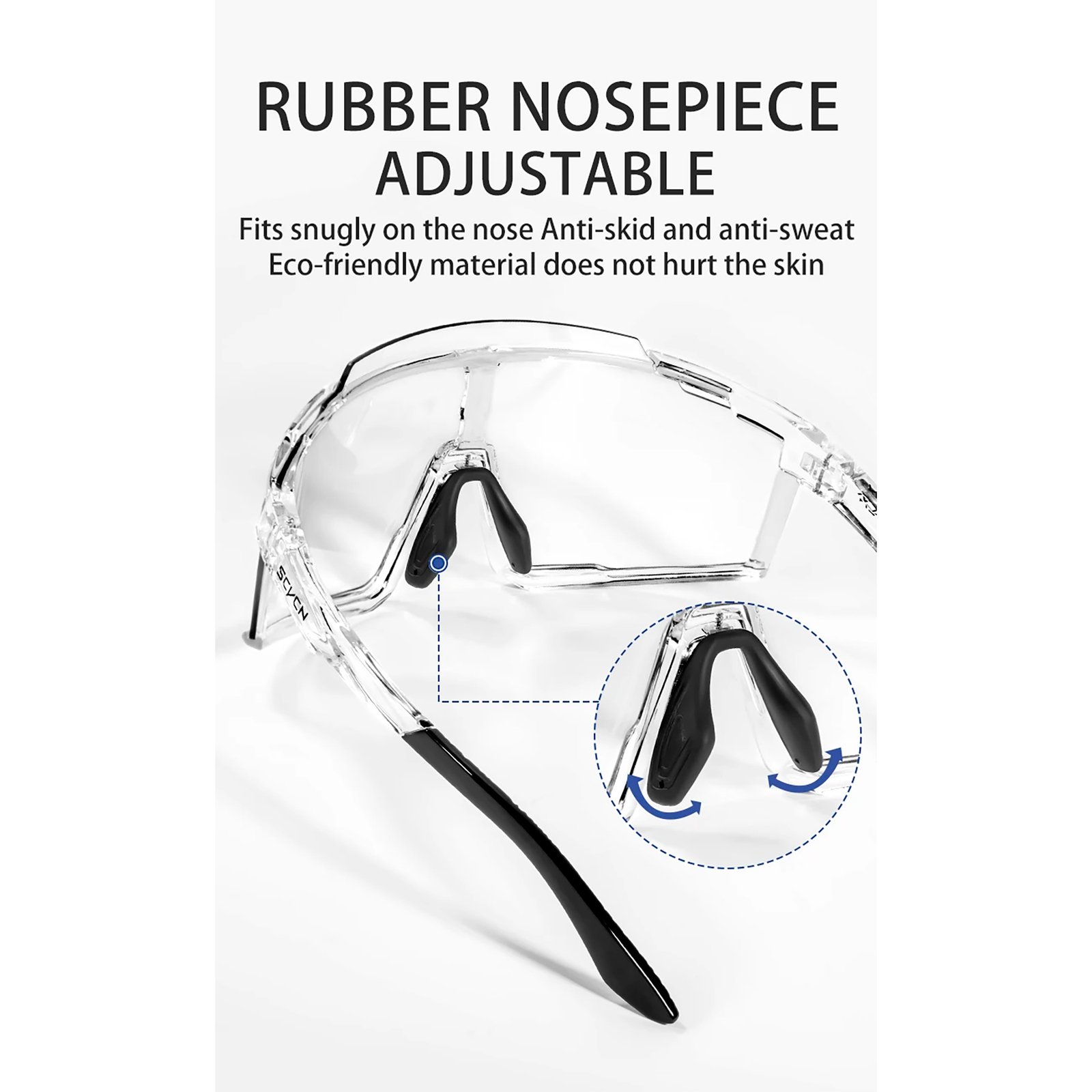 Lentes Deportivos Fotocromáticos Scvcn Uv400 transparent - Imagen 5