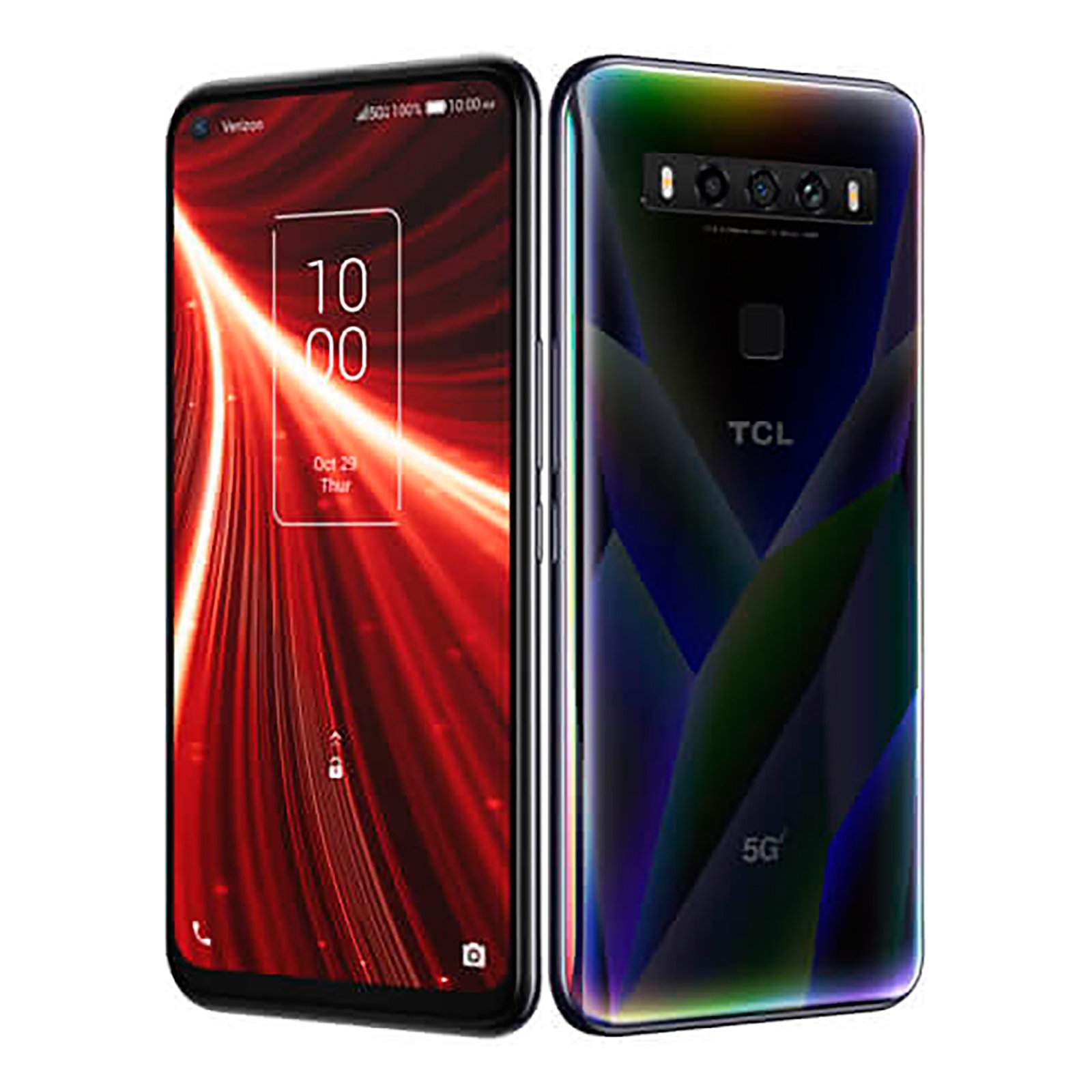 Tcl 10 5g Uw 6,53'' 6gb 128gb Triple Cam 48mp Negro