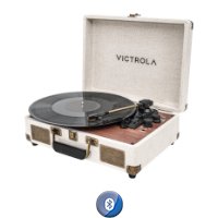 Tocadisco Victrola Vinilo BT Bidireccional Parlantes OAK - Imagen 7