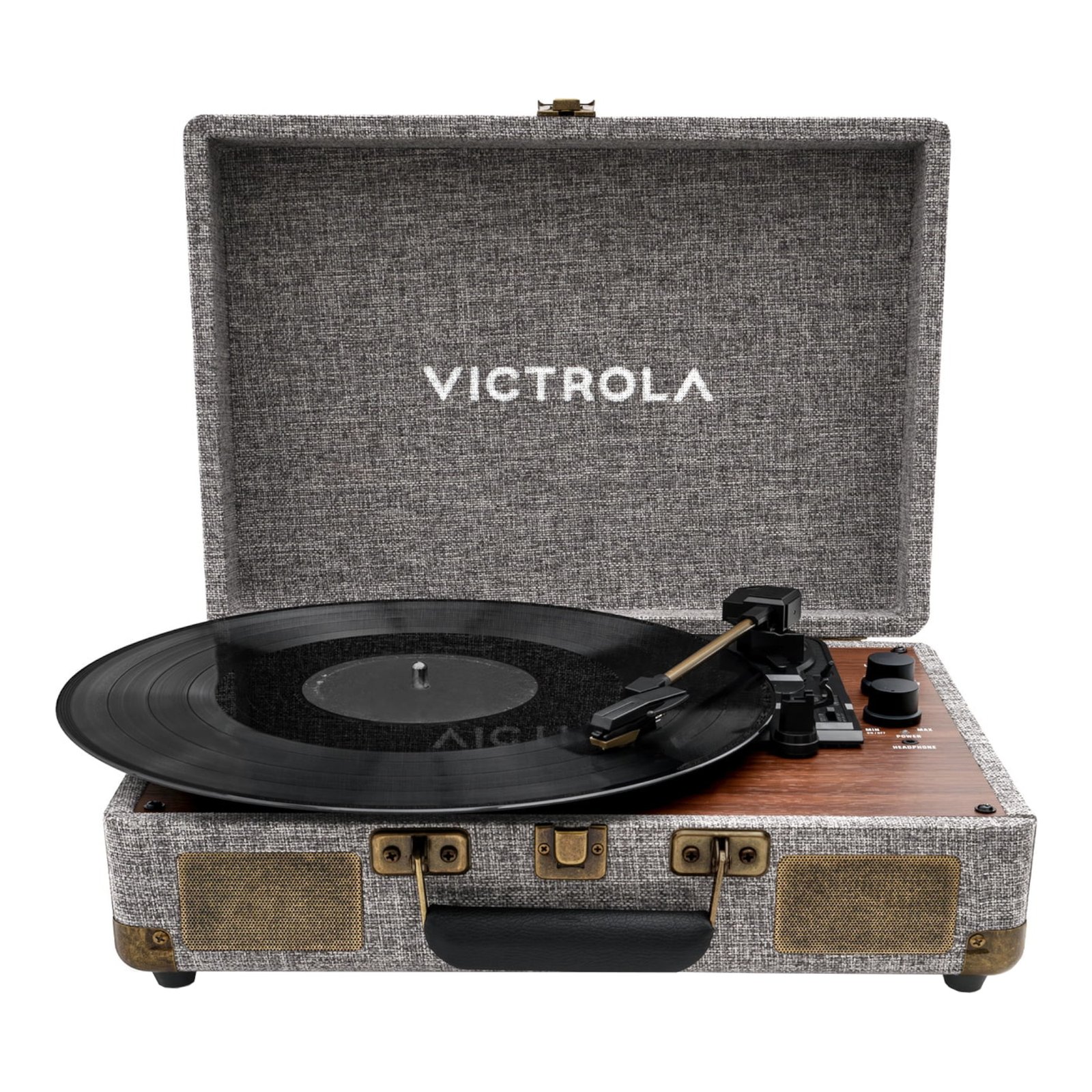 Tocadisco Victrola Vinilo BT Bidireccional Parlantes WALNUT - Imagen 6