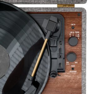 Tocadisco Victrola Vinilo BT Bidireccional Parlantes WALNUT
