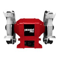 Amoladora de Banco Hessen 016-0130 350W 2950rpm