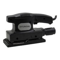 Lijadora Orbital Hyundai hh0s150 150W Lija 187 x 90 mm - Imagen 2