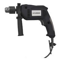 Taladro De Impacto Con Percutor Hyundai Hh0111 13mm 550w