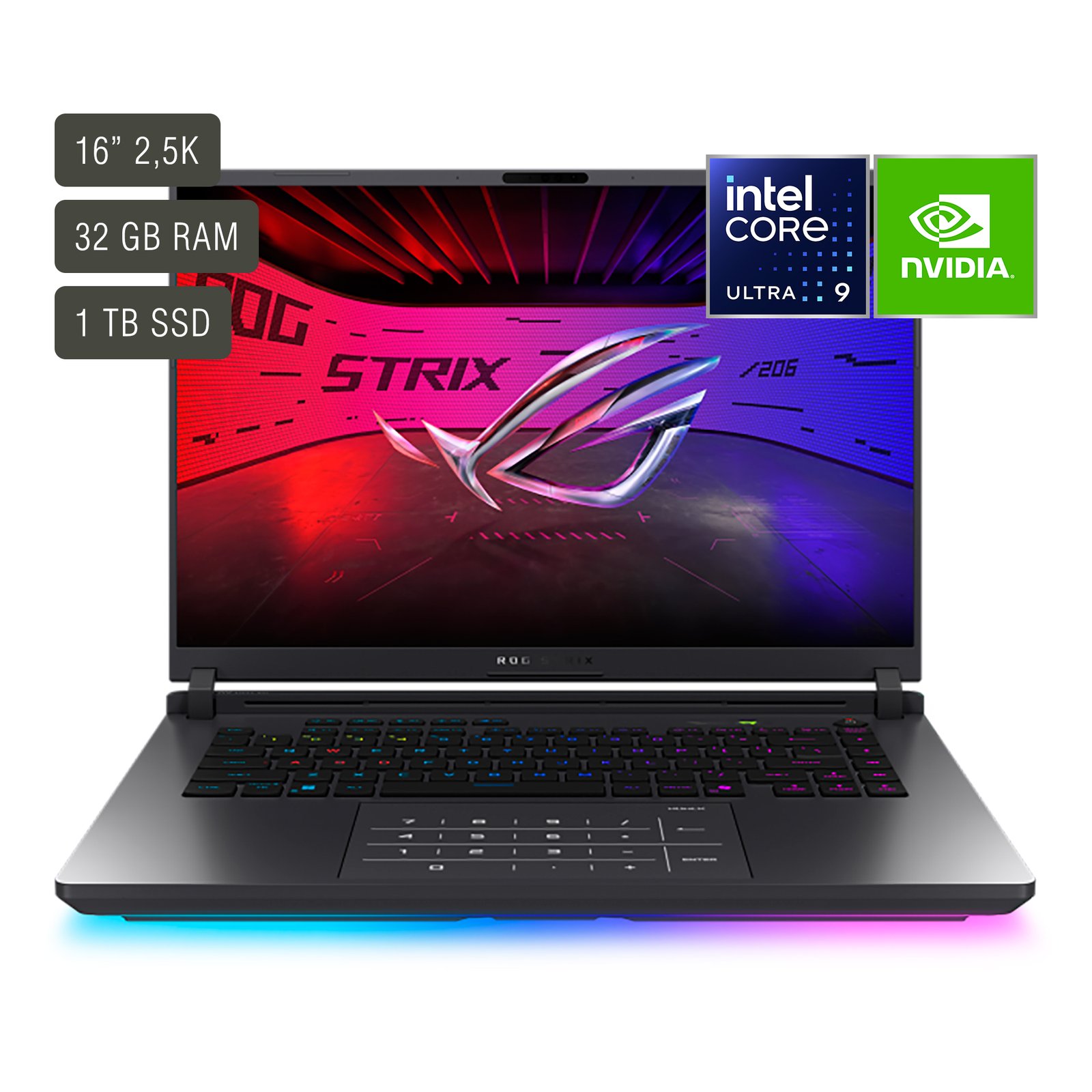 Notebook Asus Rog Strix 16'' Ultra 9 Rtx5070ti - Imagen 5