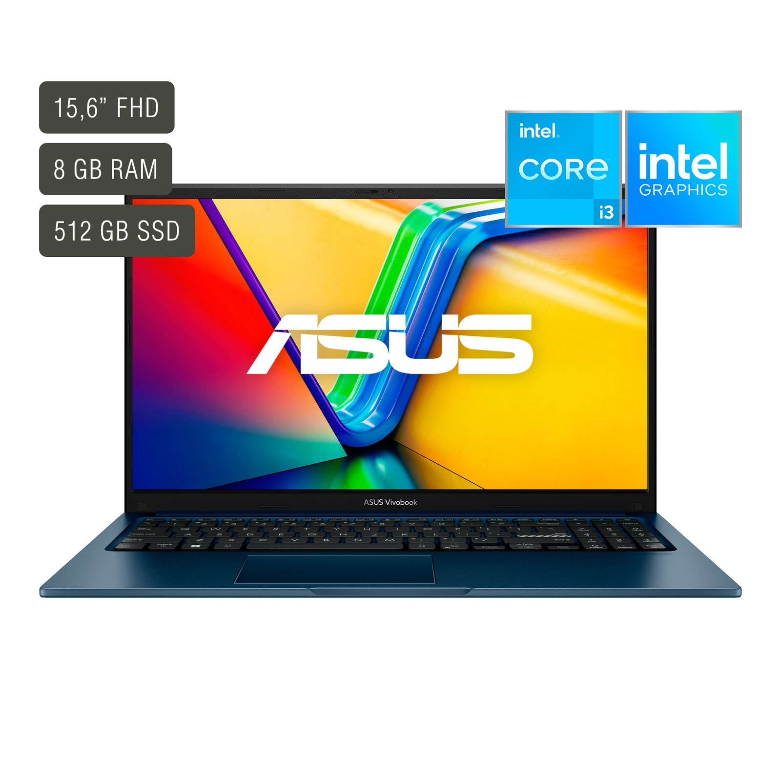 Notebook Asus Vivobook 15,6'' Core I3 8gb 512gb - Imagen 7