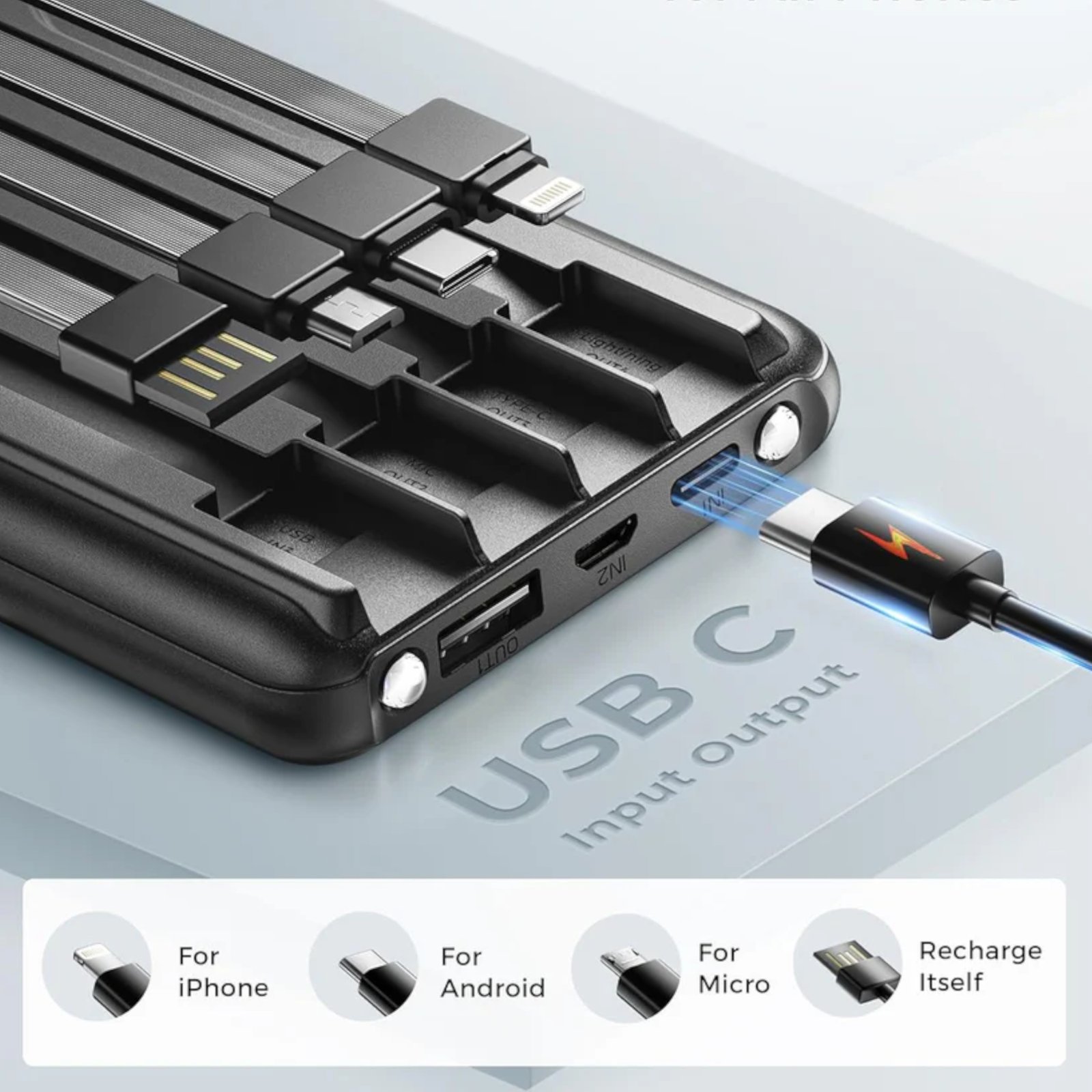 PowerBank Joyfar Jf-pb01 Li-ion 10000mah 22,5W - Imagen 3
