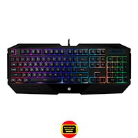 Teclado Gaming Usb A HP K130 Español Membrana Rgb - Imagen 4