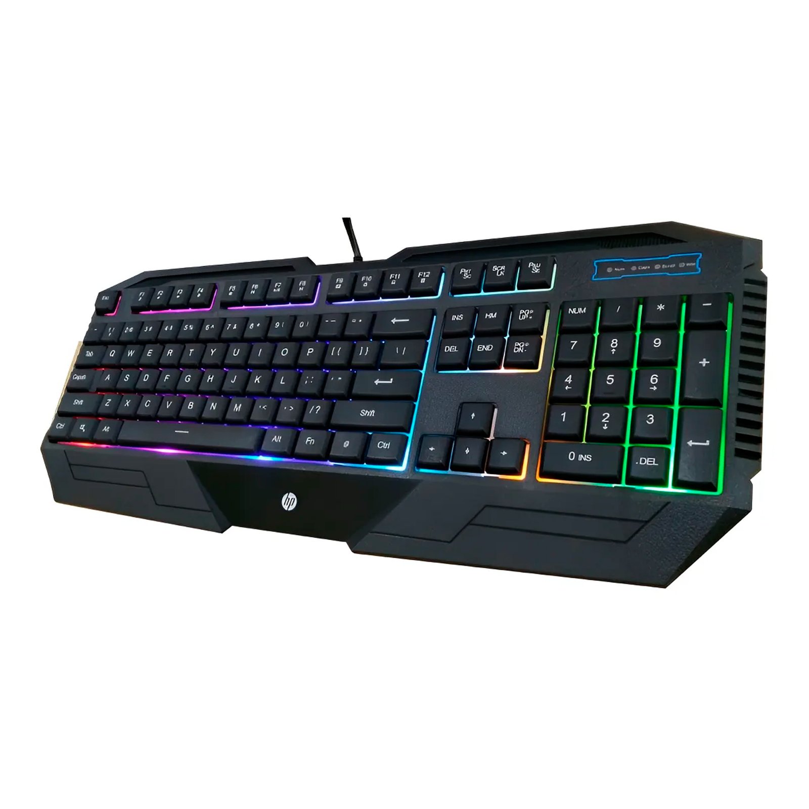 Teclado Gaming Usb A HP K130 Español Membrana Rgb - Imagen 2