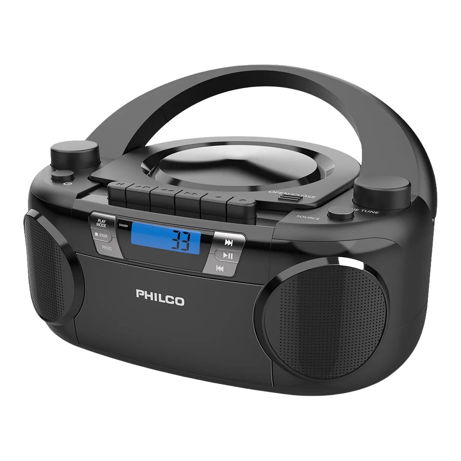 Radio Philco Boombox Bt 12w Estéreo FM CD MP3 - Imagen 6