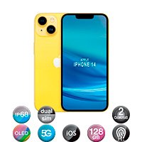 iPhone 14 6,1'' 5G 6gb 128gb Dual Cam 12mp Yellow - Imagen 3