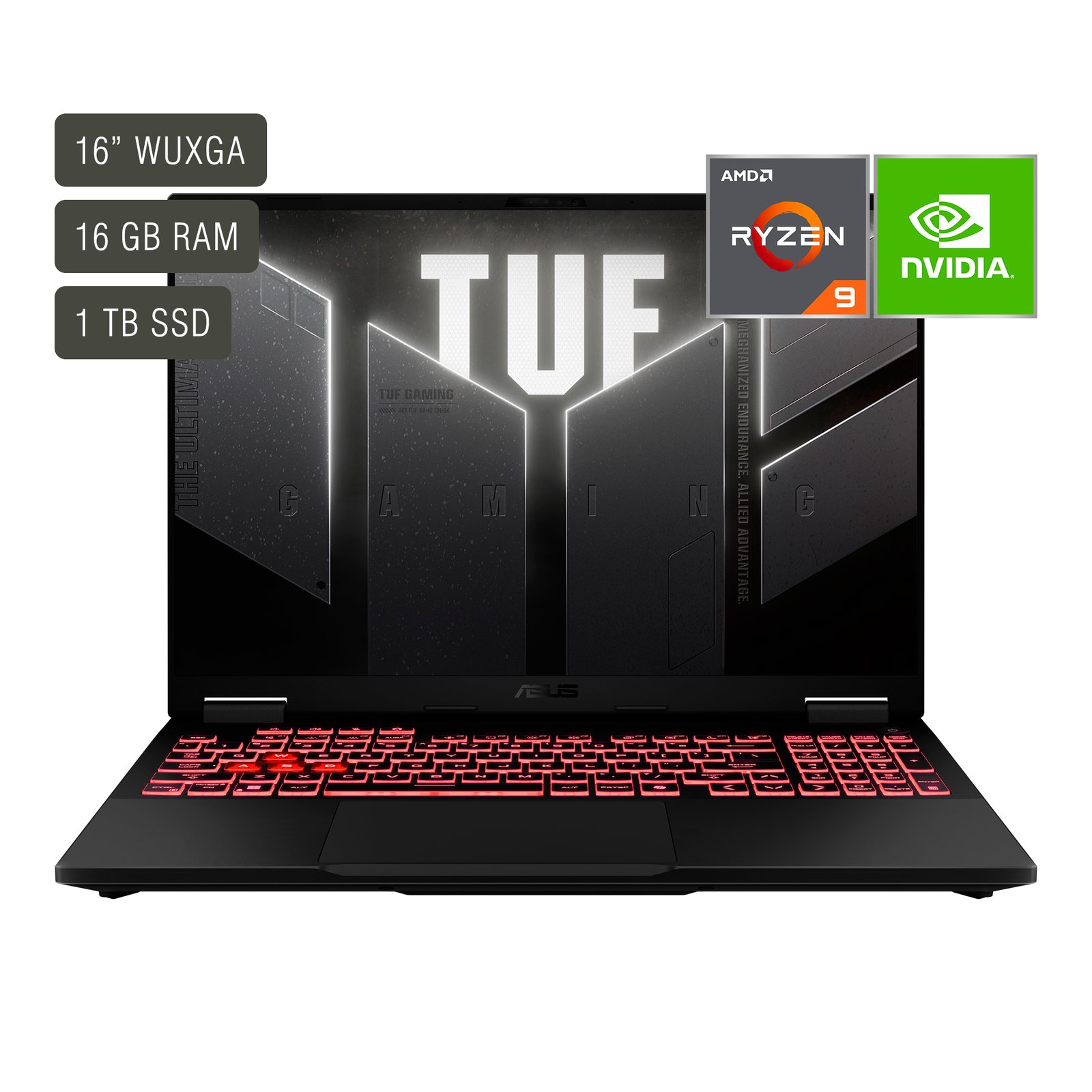 Notebook Gamer Asus Tuf 16'' Ryzen 9 16gb 1tb Win11 - Imagen 8
