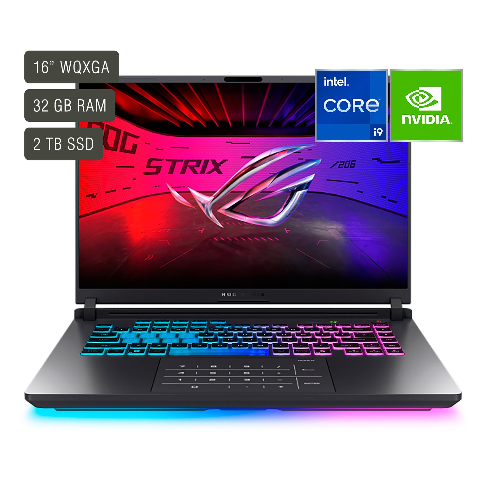 Notebook Gamer Asus Rog 16'' Core I9 32gb 2tb Win11 - Imagen 5