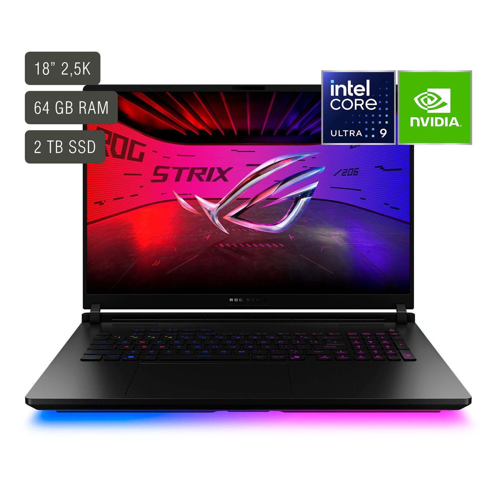 Notebook Gamer Asus Rog 18'' Core Ultra 9 64gb 2tb Win11 - Imagen 6