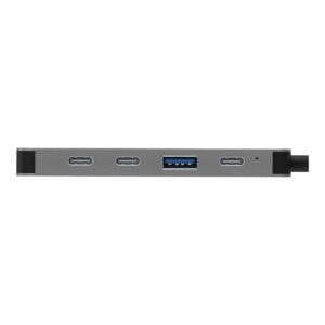 Hub 4 Puertos Unno Hb1012gy 2 Usb C / 2 Usb A