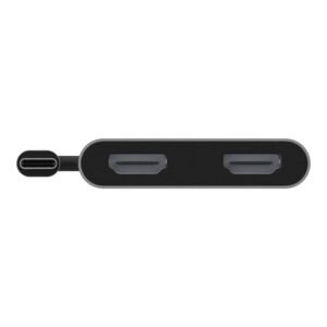 Hub 2 Puertos Unno Hb1103gy 2 Hdmi