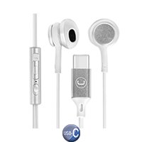 Auriculares Cableados Usb C Unno Hs7005wt 30mW - Imagen 2