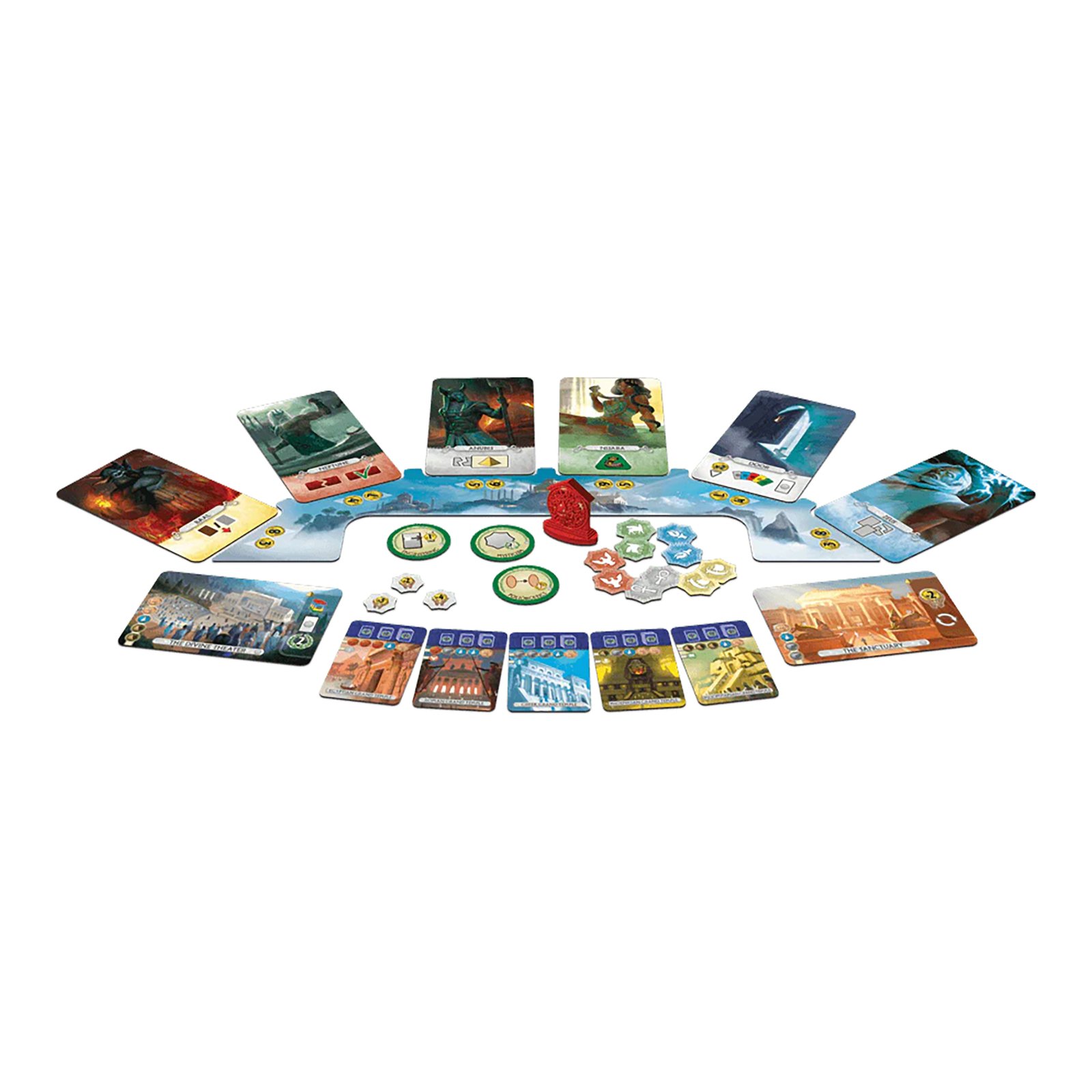 Juego De Mesa Asmodee 7 Wonders: Duel Pantheon +10 - Imagen 2