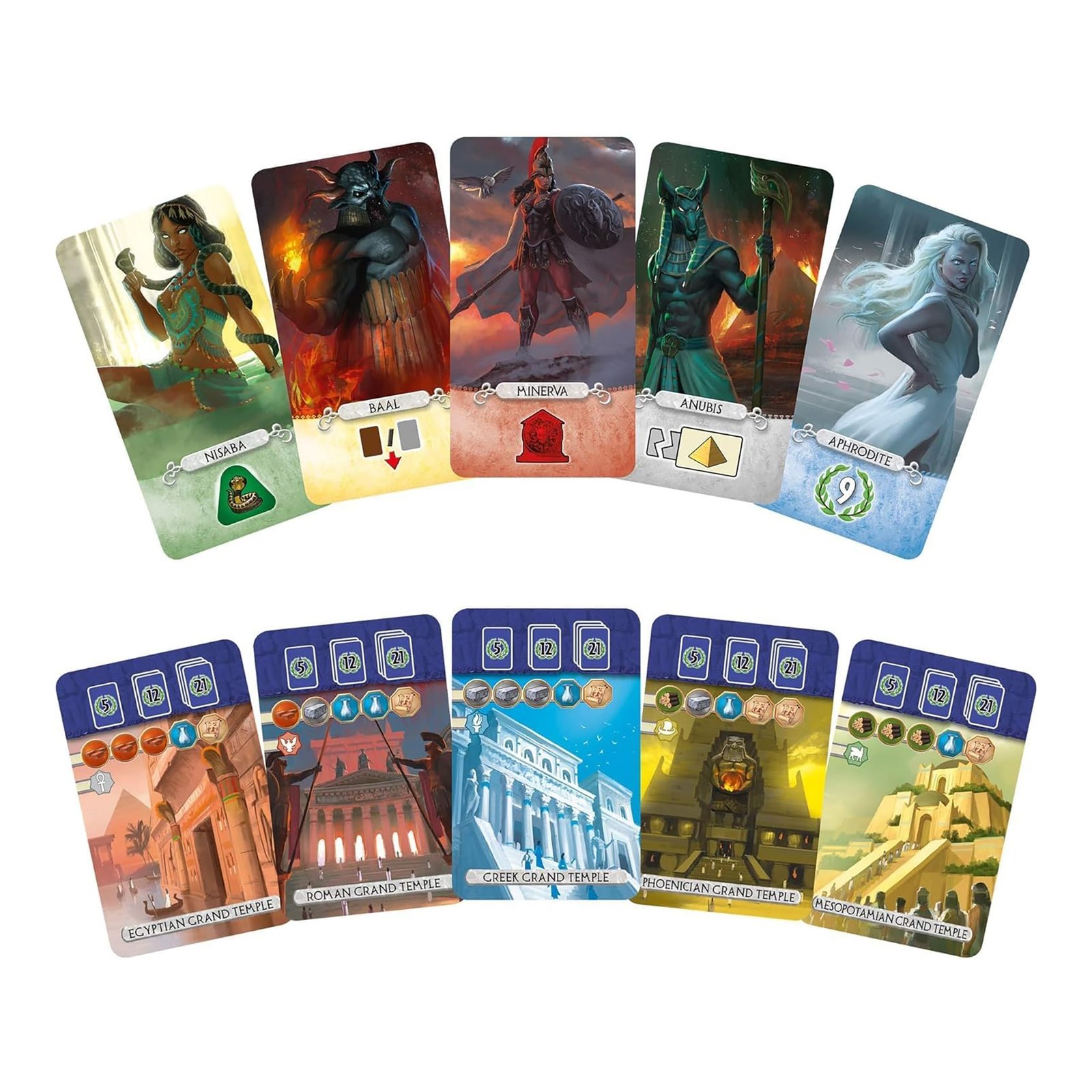 Juego De Mesa Asmodee 7 Wonders: Duel Pantheon +10