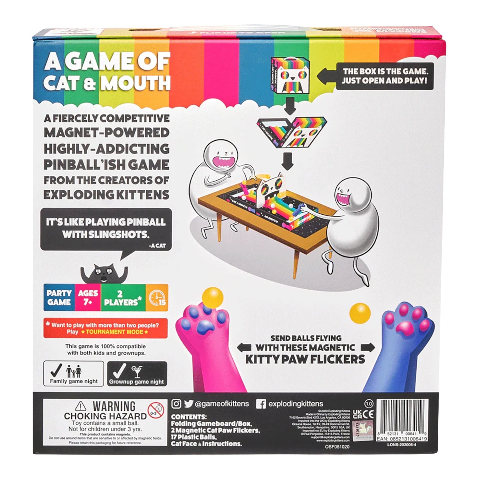 Juego De Mesa Exploding Kittens A Game Of Cat & Mouth +7 - Imagen 4