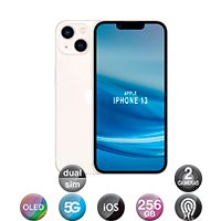 iPhone 13 6,1'' 5G 4gb 256gb Dual Cam 12mp Blanco - Imagen 2