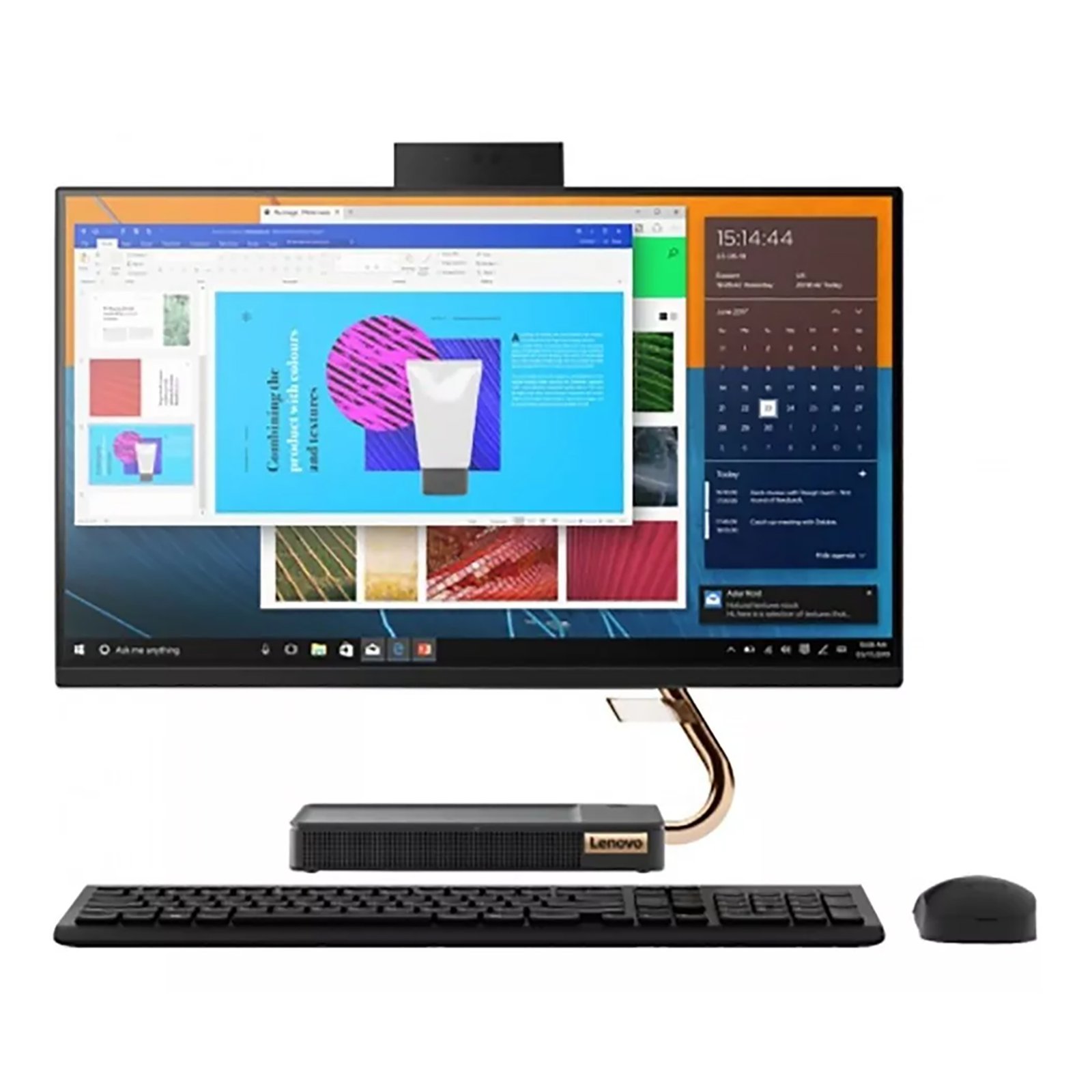 Equipo All In One Lenovo 23,8'' Ryzen 5 12gb 256gb Win10 - Imagen 3