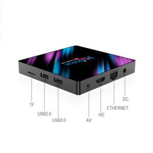 Reproductor De Medios Tv Box H96max 4k Android9 Bluetooth